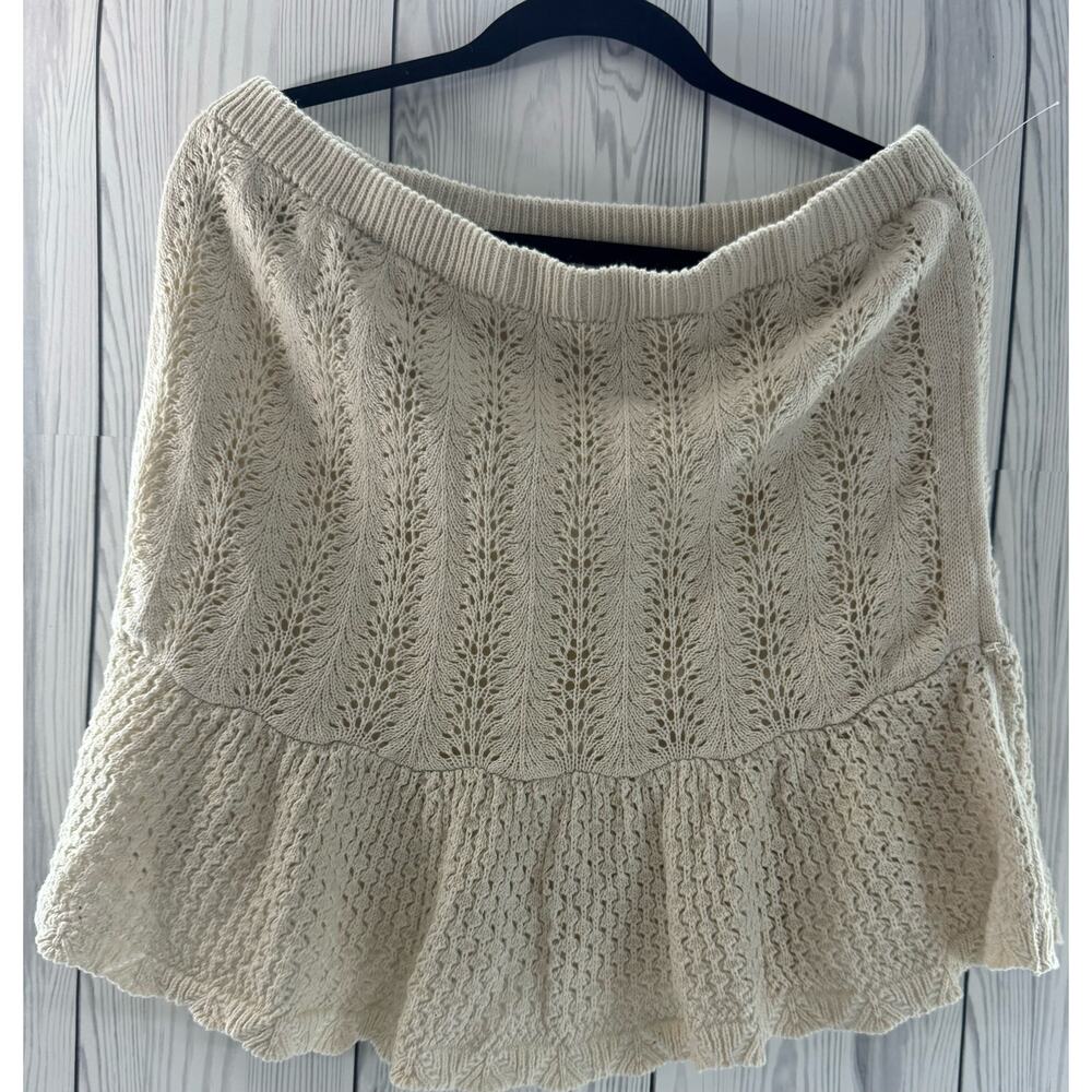 New Women’s Freshman 1996 2 Pc Crocheted Skirt & Sweater Set Sz XL - Picture 5 of 13